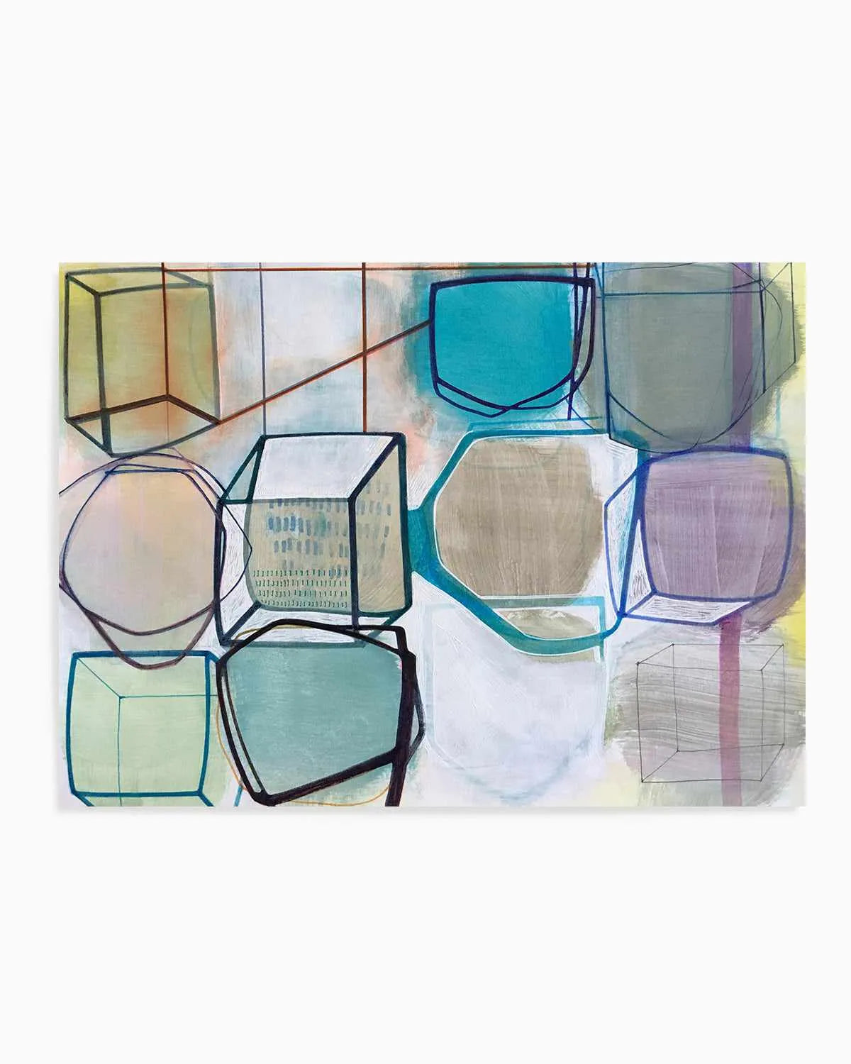 Paper Abstract III by Naomi Taitz Duffy Art Print from Olive et Oriel where you can shop wallpaper and artworks online