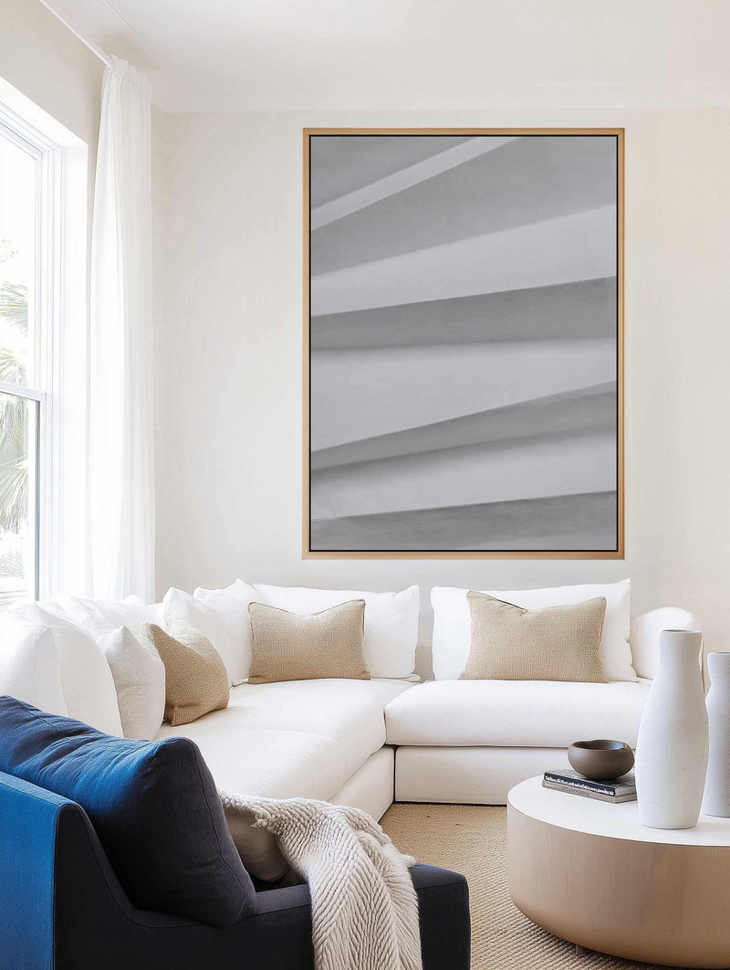 Paper Studies 11 by Mareike Bohmer | Framed Canvas Art Print