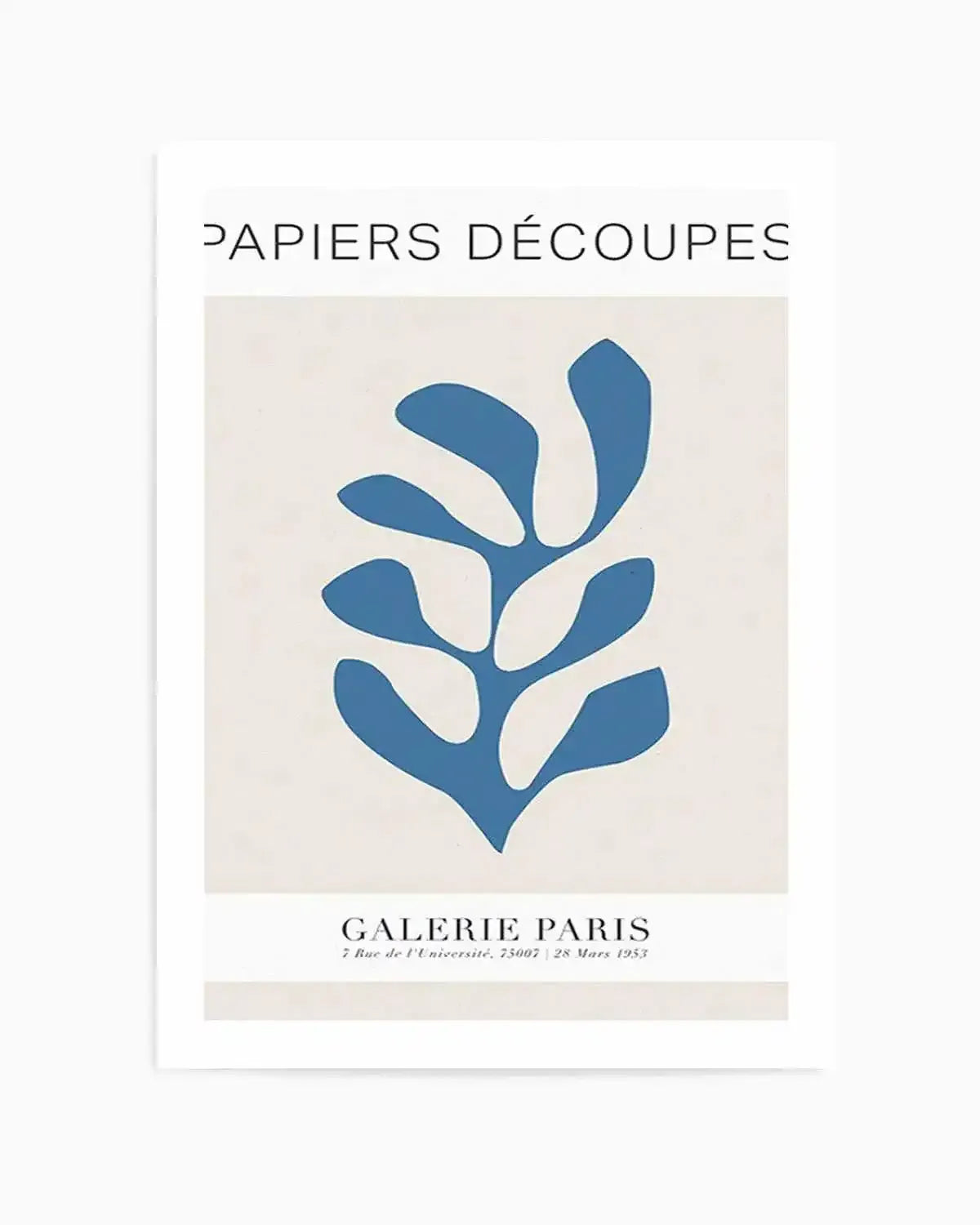 Papiers Decoupes IV Art Print from Olive et Oriel where you can shop wallpaper and artworks online