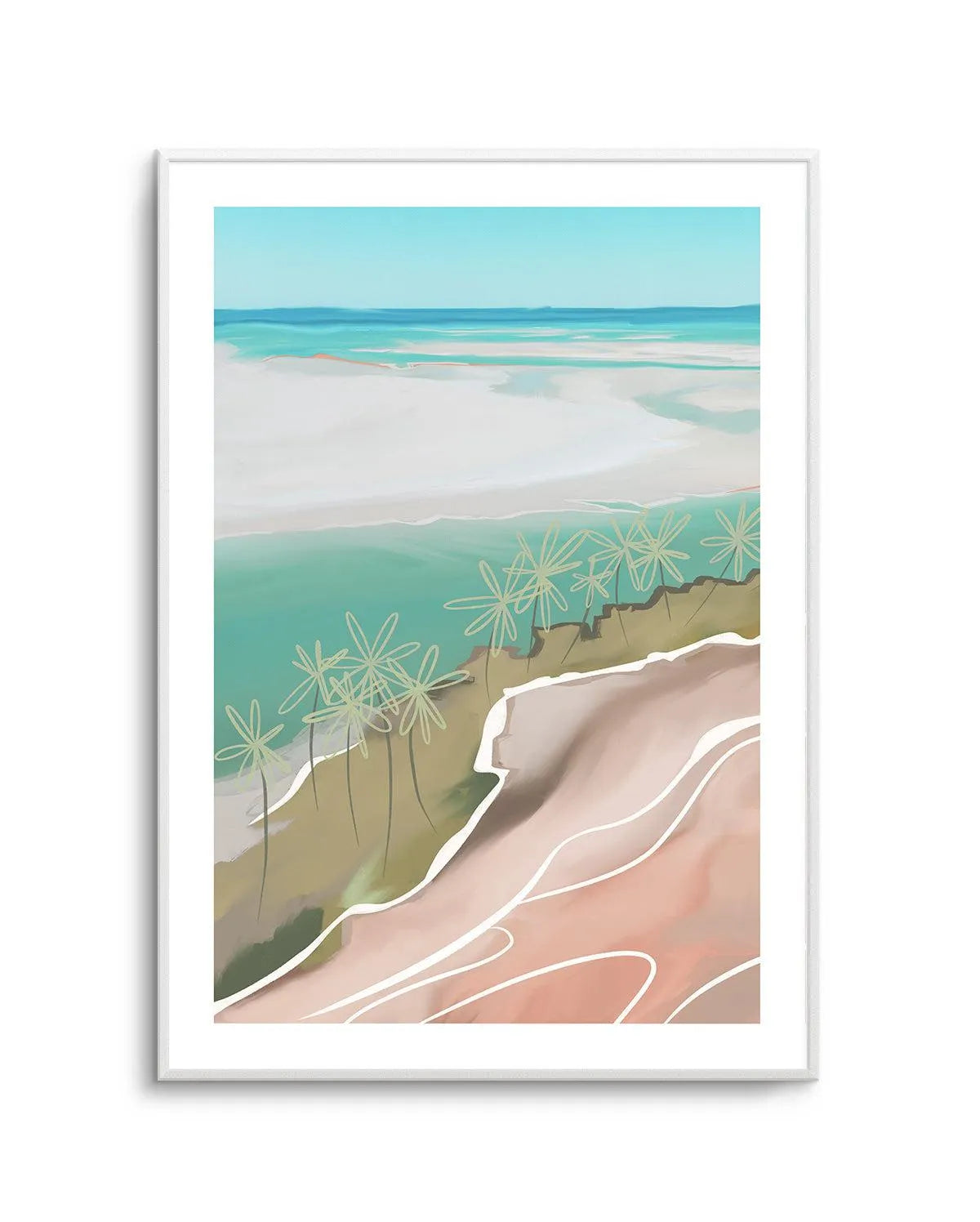 Paradise Beach I Art Print-PRINT-Olive et Oriel-Olive et Oriel-Buy-Australian-Art-Prints-Online-with-Olive-et-Oriel-Your-Artwork-Specialists-Austrailia-Decorate-With-Coastal-Photo-Wall-Art-Prints-From-Our-Beach-House-Artwork-Collection-Fine-Poster-and-Framed-Artwork