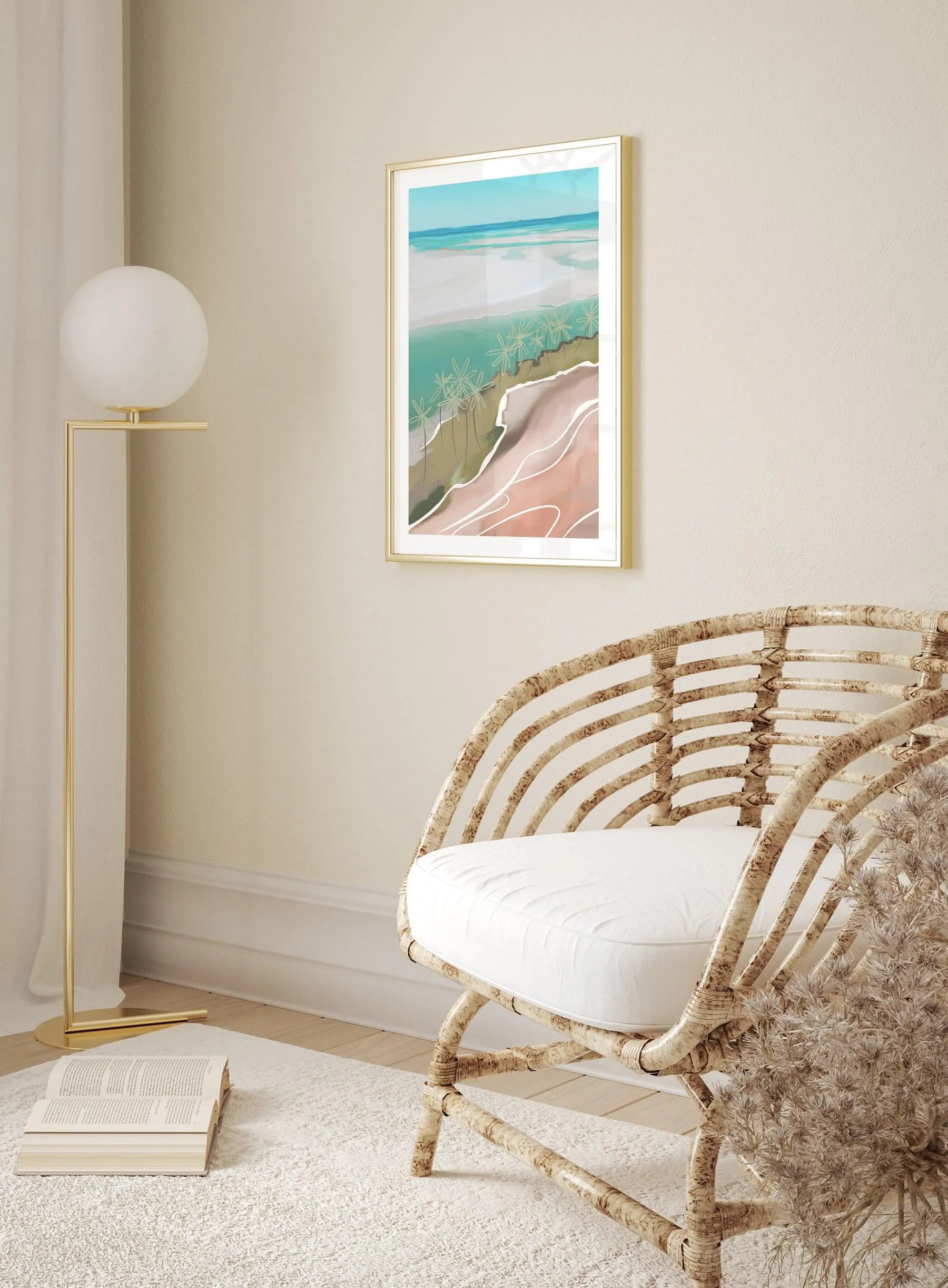 Paradise Beach I Art Print-PRINT-Olive et Oriel-Olive et Oriel-Buy-Australian-Art-Prints-Online-with-Olive-et-Oriel-Your-Artwork-Specialists-Austrailia-Decorate-With-Coastal-Photo-Wall-Art-Prints-From-Our-Beach-House-Artwork-Collection-Fine-Poster-and-Framed-Artwork