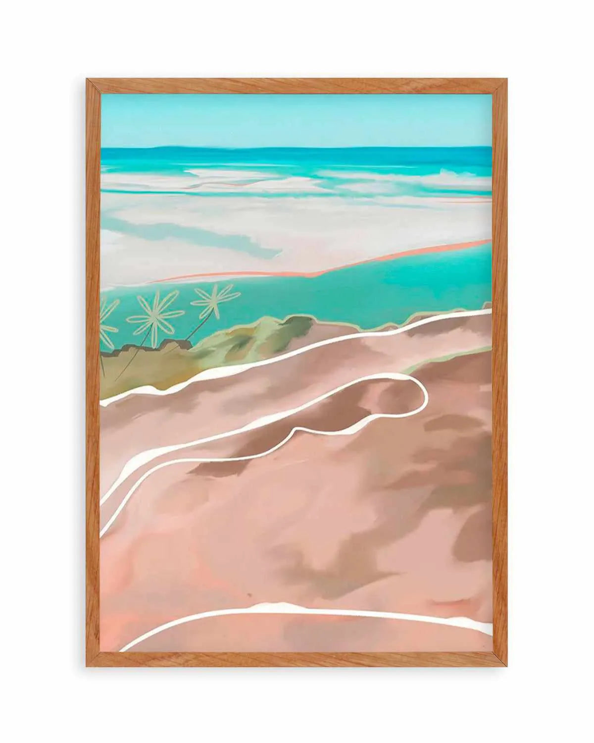 Paradise Beach II Art Print from Olive et Oriel where you can shop wallpaper and artworks online