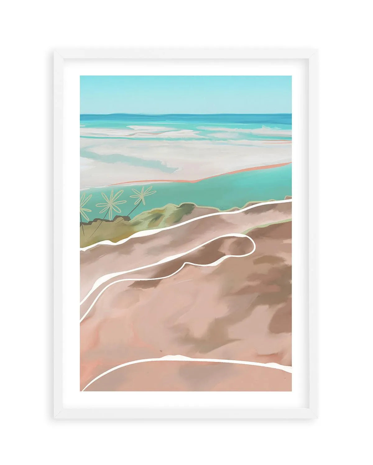 Paradise Beach II Art Print-PRINT-Olive et Oriel-Olive et Oriel-A5 | 5.8" x 8.3" | 14.8 x 21cm-White-With White Border-Buy-Australian-Art-Prints-Online-with-Olive-et-Oriel-Your-Artwork-Specialists-Austrailia-Decorate-With-Coastal-Photo-Wall-Art-Prints-From-Our-Beach-House-Artwork-Collection-Fine-Poster-and-Framed-Artwork