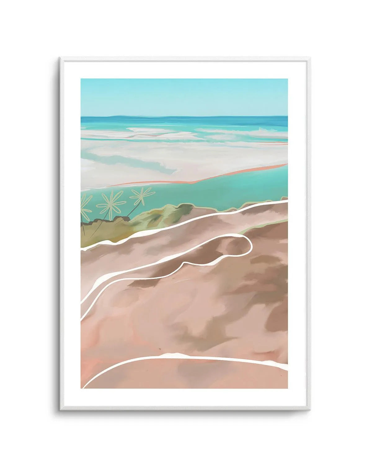 Paradise Beach II Art Print-PRINT-Olive et Oriel-Olive et Oriel-Buy-Australian-Art-Prints-Online-with-Olive-et-Oriel-Your-Artwork-Specialists-Austrailia-Decorate-With-Coastal-Photo-Wall-Art-Prints-From-Our-Beach-House-Artwork-Collection-Fine-Poster-and-Framed-Artwork