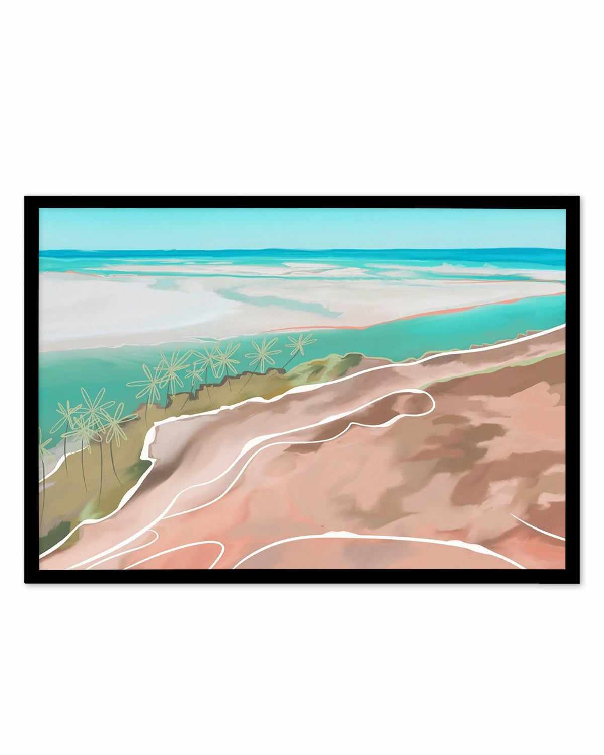 Paradise Beach LS Art Print