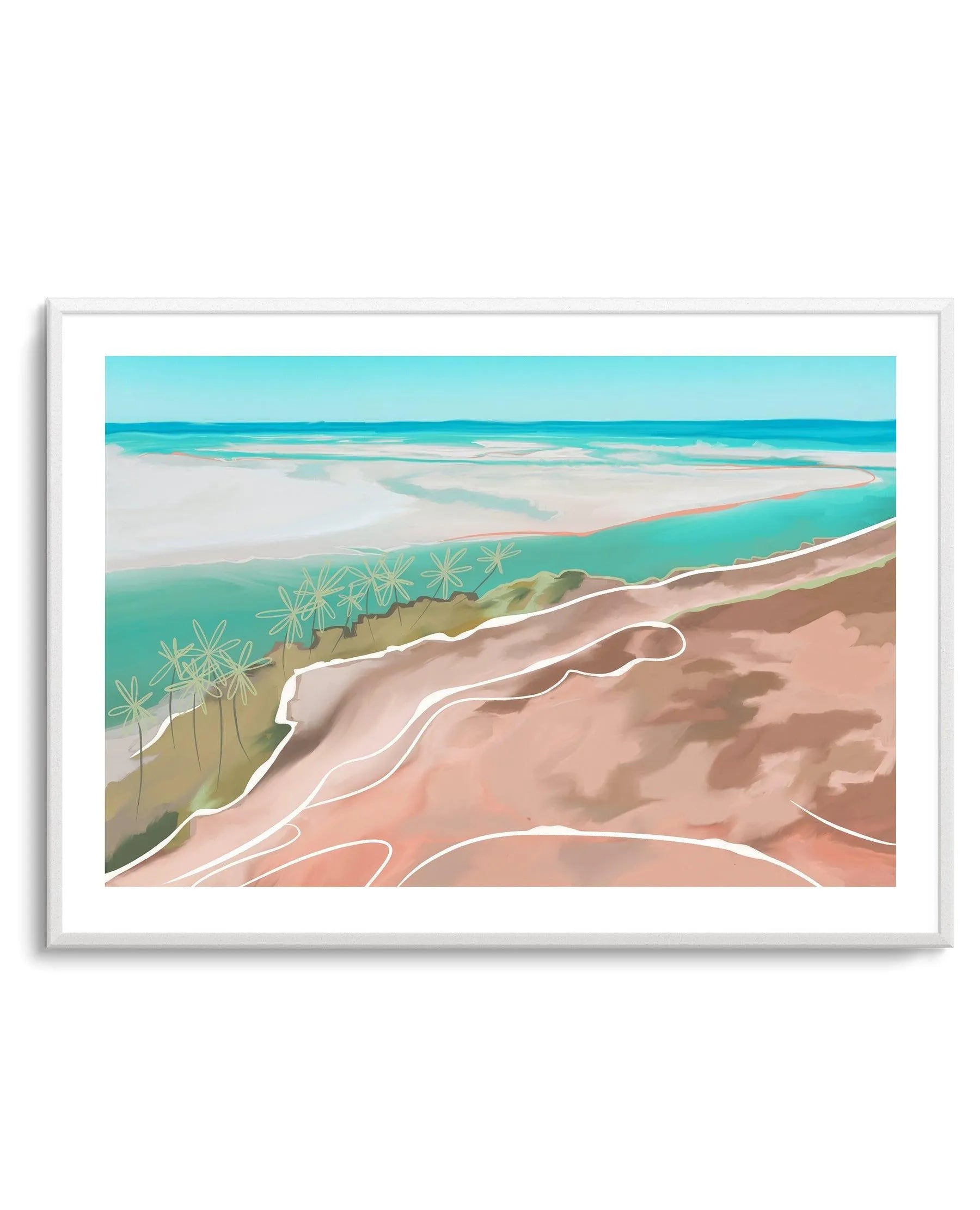 Paradise Beach LS Art Print-PRINT-Olive et Oriel-Olive et Oriel-Buy-Australian-Art-Prints-Online-with-Olive-et-Oriel-Your-Artwork-Specialists-Austrailia-Decorate-With-Coastal-Photo-Wall-Art-Prints-From-Our-Beach-House-Artwork-Collection-Fine-Poster-and-Framed-Artwork