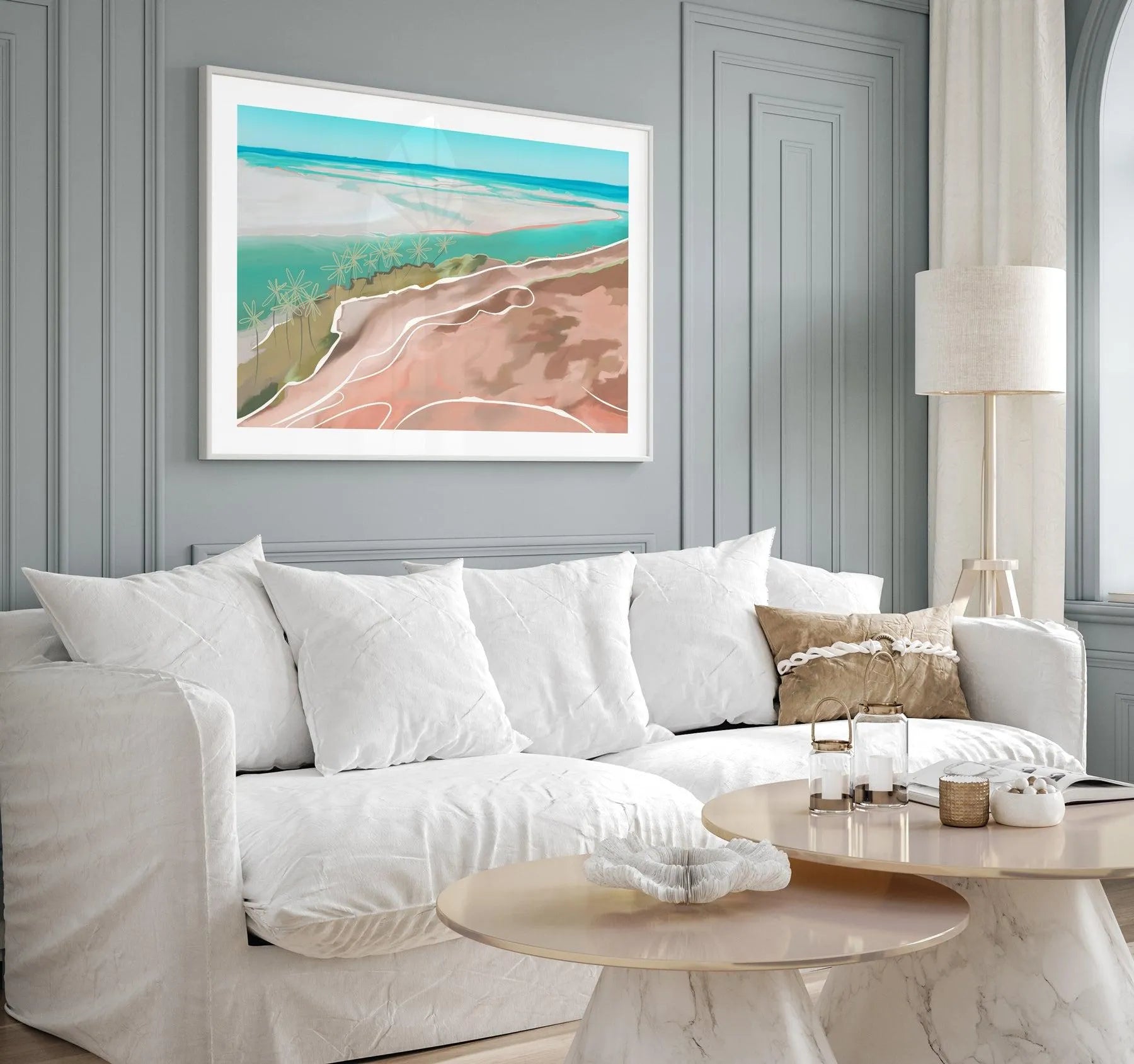 Paradise Beach LS Art Print-PRINT-Olive et Oriel-Olive et Oriel-Buy-Australian-Art-Prints-Online-with-Olive-et-Oriel-Your-Artwork-Specialists-Austrailia-Decorate-With-Coastal-Photo-Wall-Art-Prints-From-Our-Beach-House-Artwork-Collection-Fine-Poster-and-Framed-Artwork