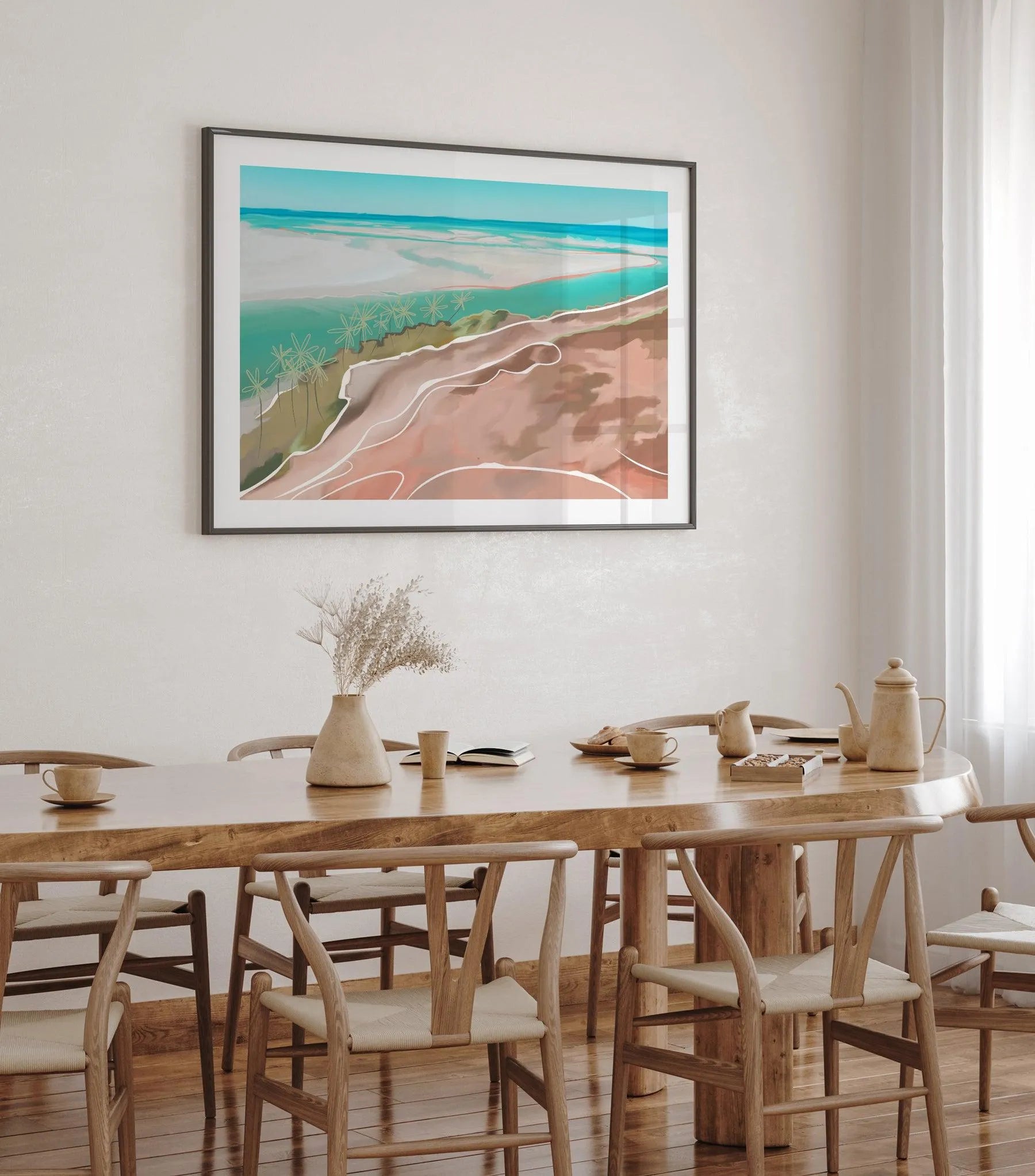 Paradise Beach LS Art Print-PRINT-Olive et Oriel-Olive et Oriel-Buy-Australian-Art-Prints-Online-with-Olive-et-Oriel-Your-Artwork-Specialists-Austrailia-Decorate-With-Coastal-Photo-Wall-Art-Prints-From-Our-Beach-House-Artwork-Collection-Fine-Poster-and-Framed-Artwork