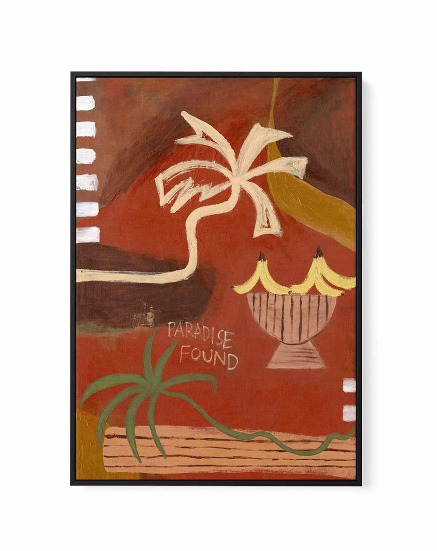 Paradise Found by Britney Turner | Framed Canvas Art Print from Olive et Oriel where you can shop wallpaper and artworks online