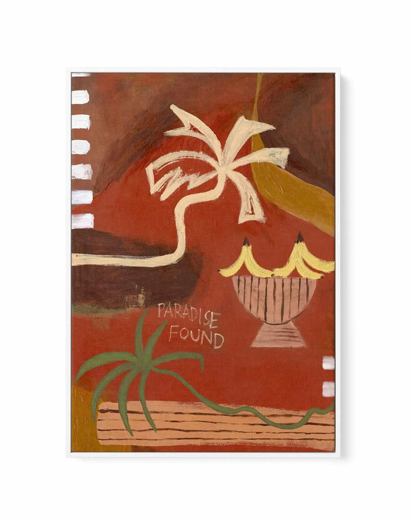 Paradise Found by Britney Turner | Framed Canvas Art Print from Olive et Oriel where you can shop wallpaper and artworks online