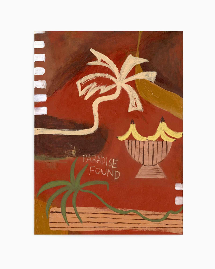Paradise Found by Britney Turner | Art Print from Olive et Oriel where you can shop wallpaper and artworks online