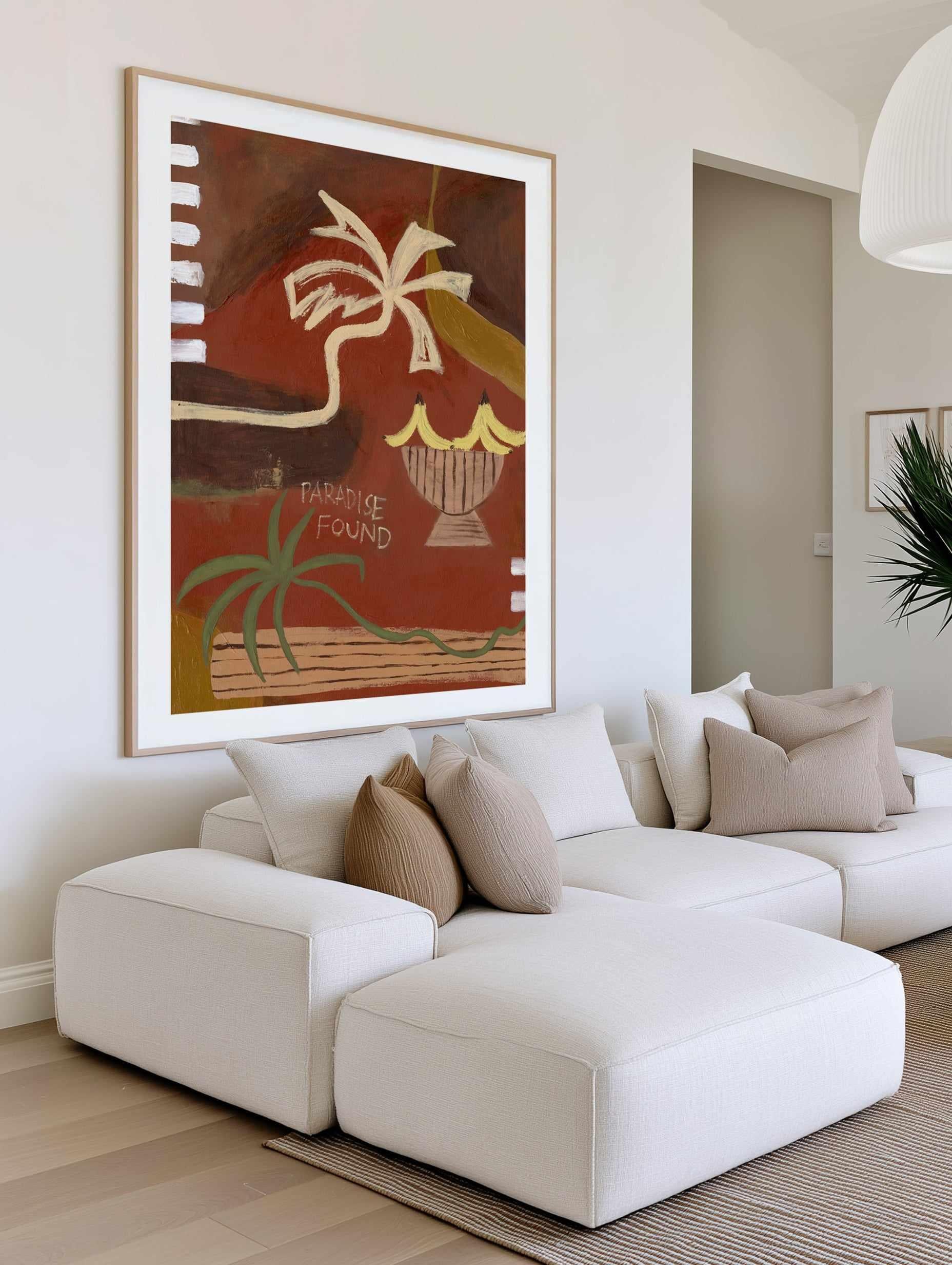 Paradise Found by Britney Turner | Art Print from Olive et Oriel where you can shop wallpaper and artworks online