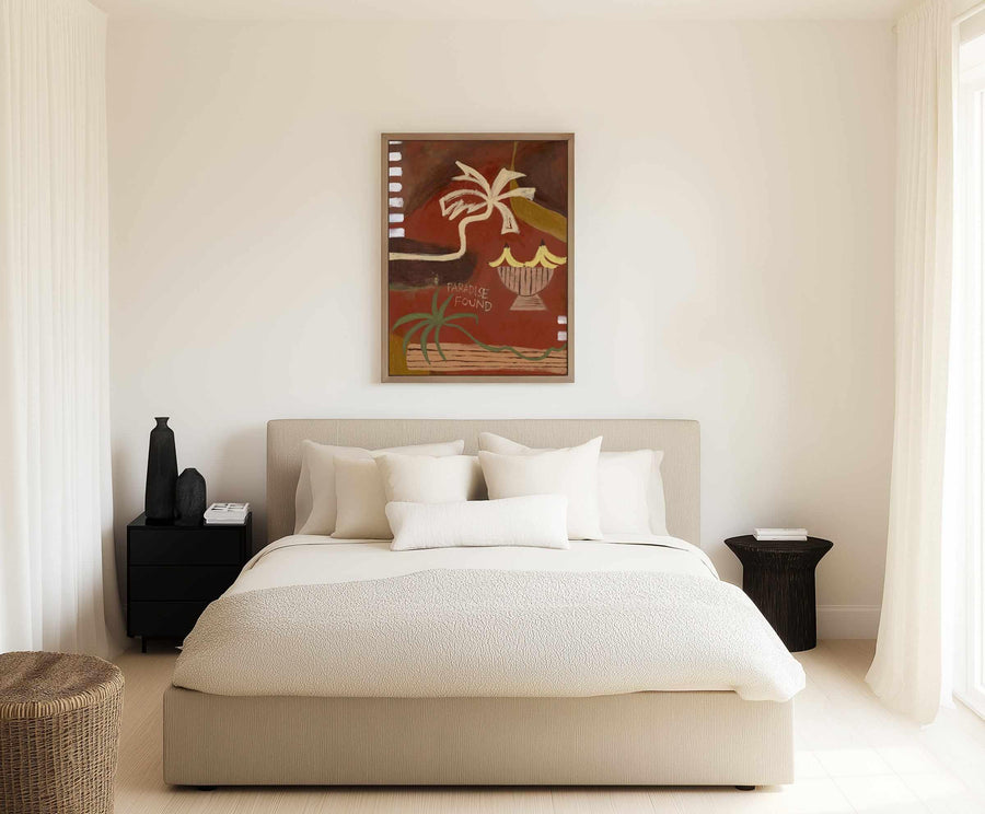 Paradise Found by Britney Turner | Framed Canvas Art Print from Olive et Oriel where you can shop wallpaper and artworks online