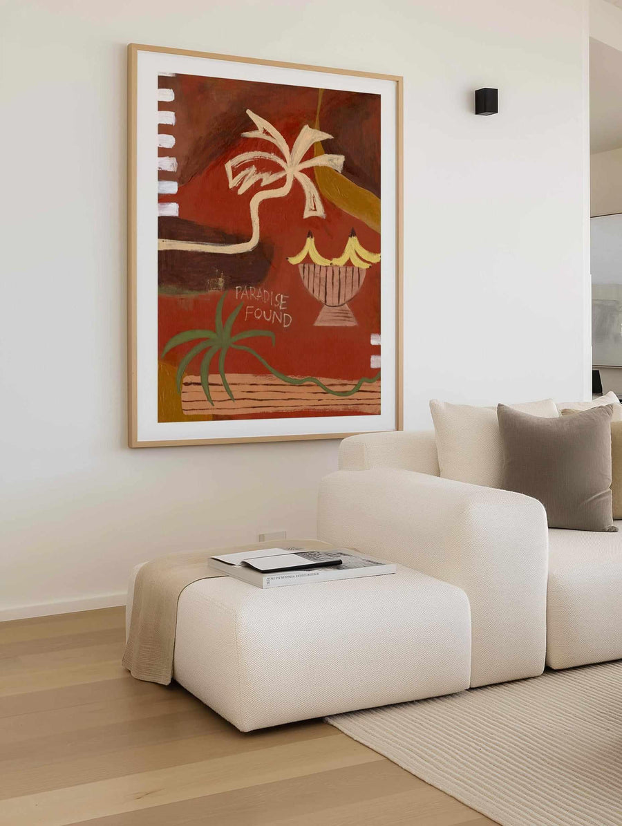 Paradise Found by Britney Turner | Art Print from Olive et Oriel where you can shop wallpaper and artworks online
