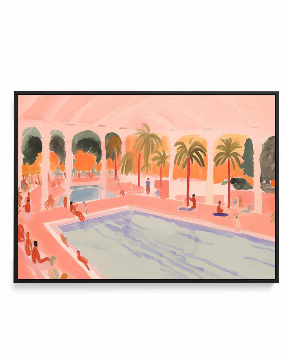 Paradiso Piscena | Framed Canvas Art Print