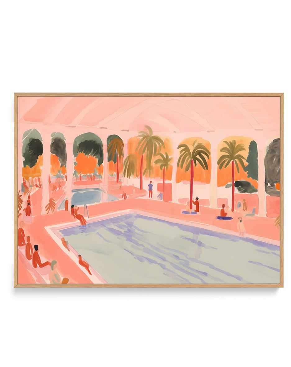 Paradiso Piscena | Framed Canvas Art Print