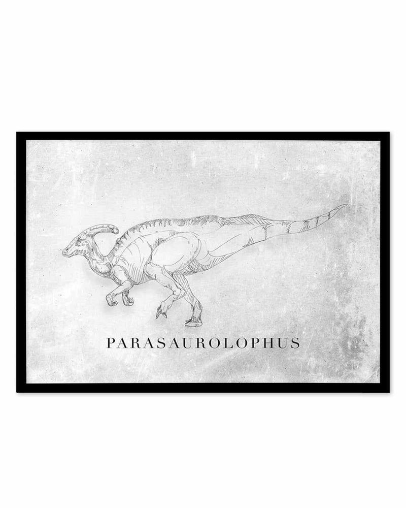 Parasaurolophus LS | Dinosaur Collection Art Print