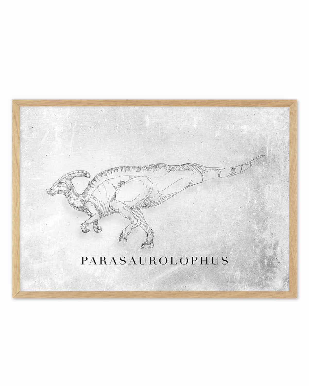 Parasaurolophus LS | Dinosaur Collection Art Print