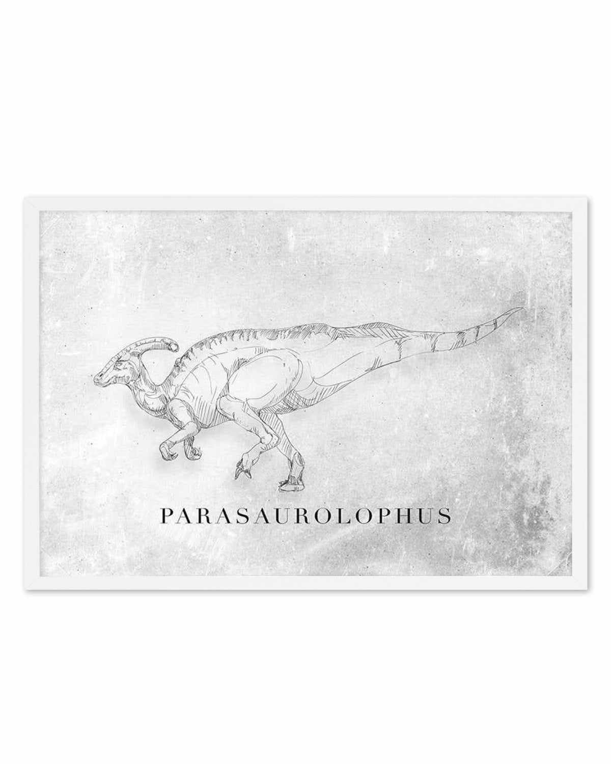 Parasaurolophus LS | Dinosaur Collection Art Print