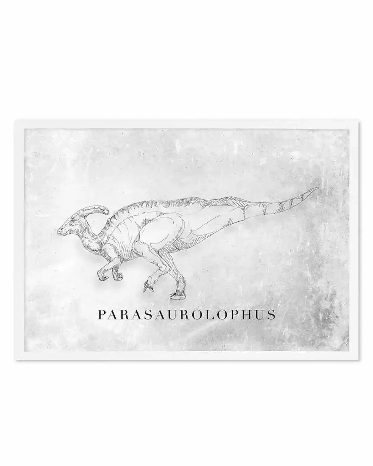 Parasaurolophus LS | Dinosaur Collection Art Print from Olive et Oriel where you can shop wallpaper and artworks online