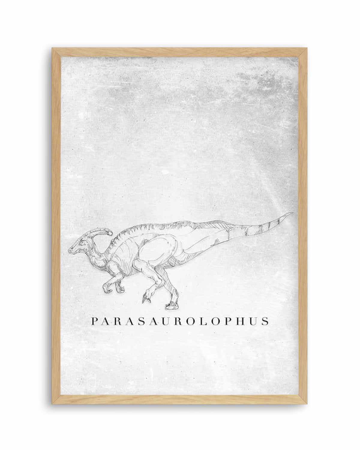 Parasaurolophus PT | Dinosaur Collection Art Print