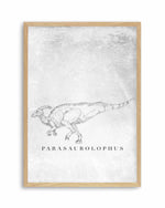 Parasaurolophus PT | Dinosaur Collection Art Print