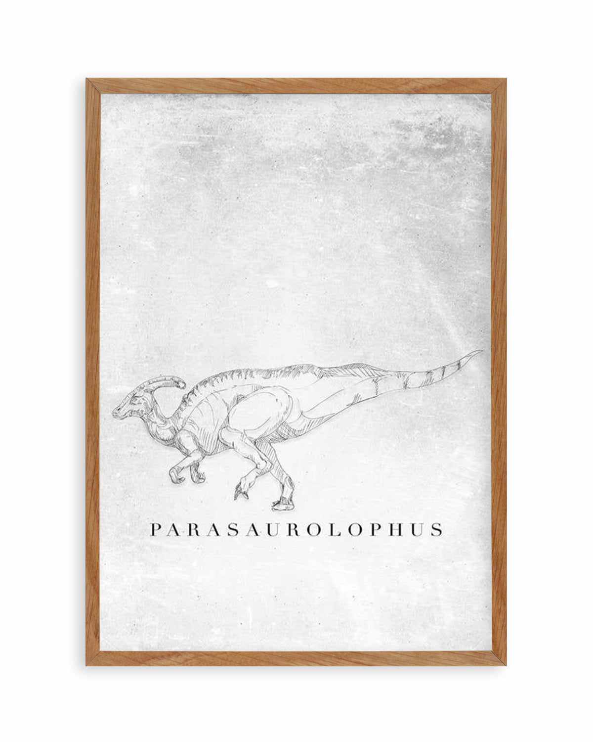 Parasaurolophus PT | Dinosaur Collection Art Print