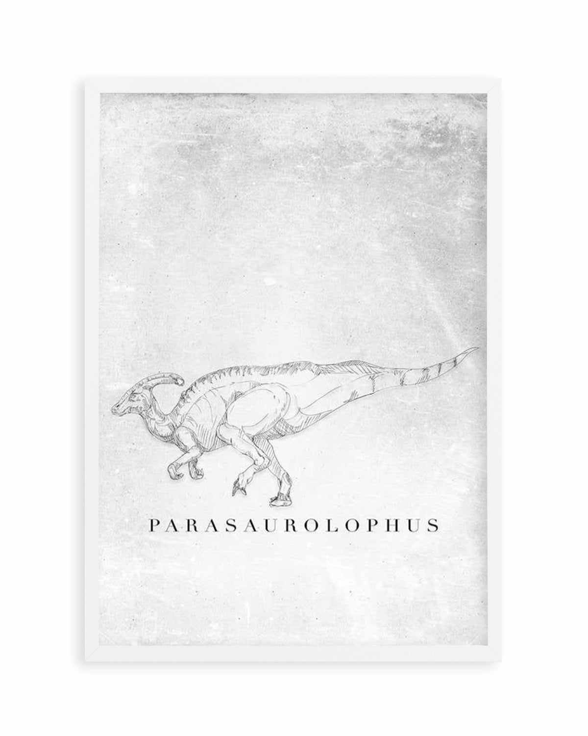 Parasaurolophus PT | Dinosaur Collection Art Print