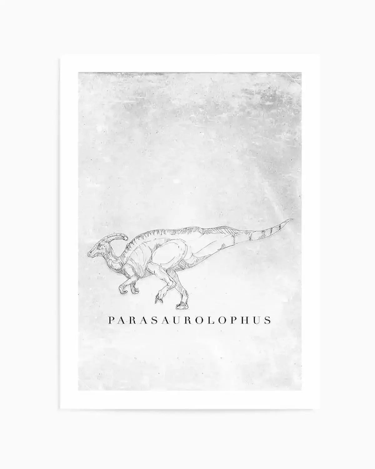 Parasaurolophus PT | Dinosaur Collection Art Print from Olive et Oriel where you can shop wallpaper and artworks online