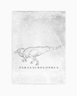 Parasaurolophus PT | Dinosaur Collection Art Print