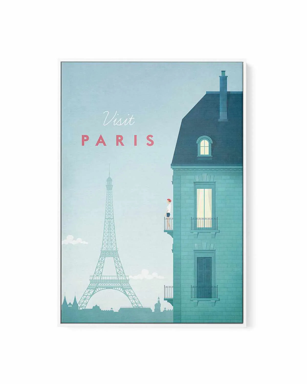 Paris by Henry Rivers | Framed Canvas Art Print from Olive et Oriel where you can shop wallpaper and artworks online