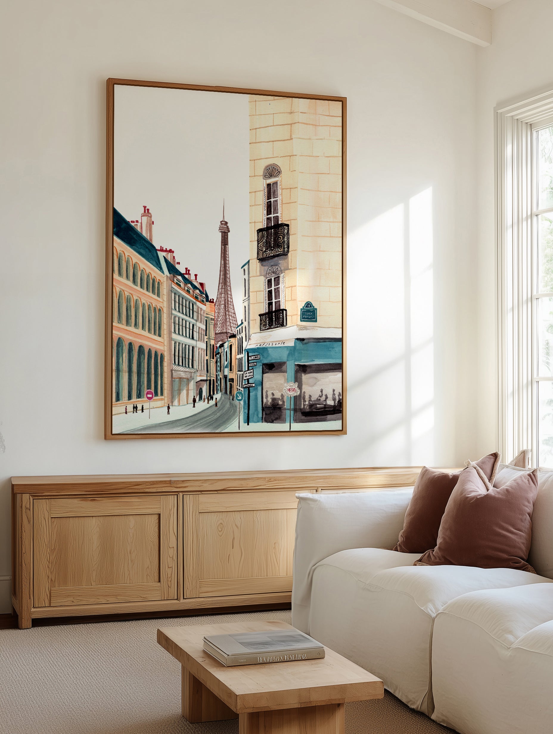 Paris 2 by Laura Page | Framed Canvas Art Print