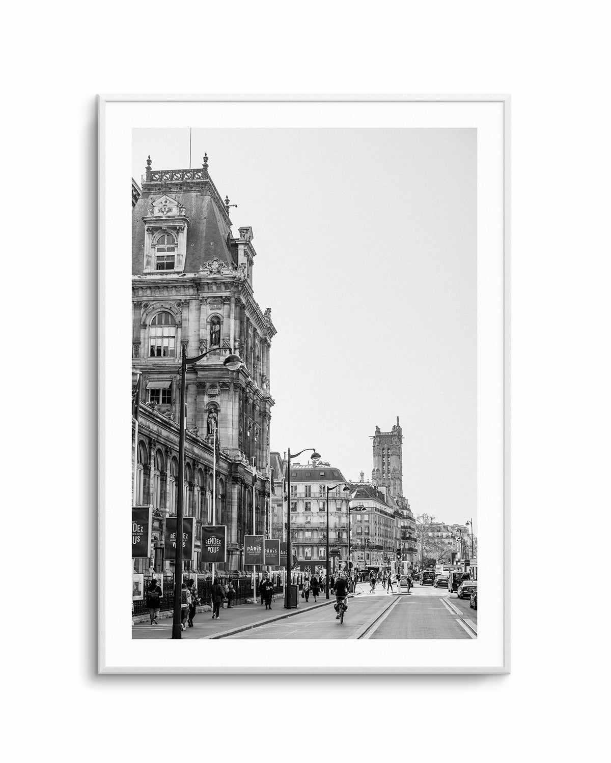 Paris Streets II by Jovani Demetrie Art Print