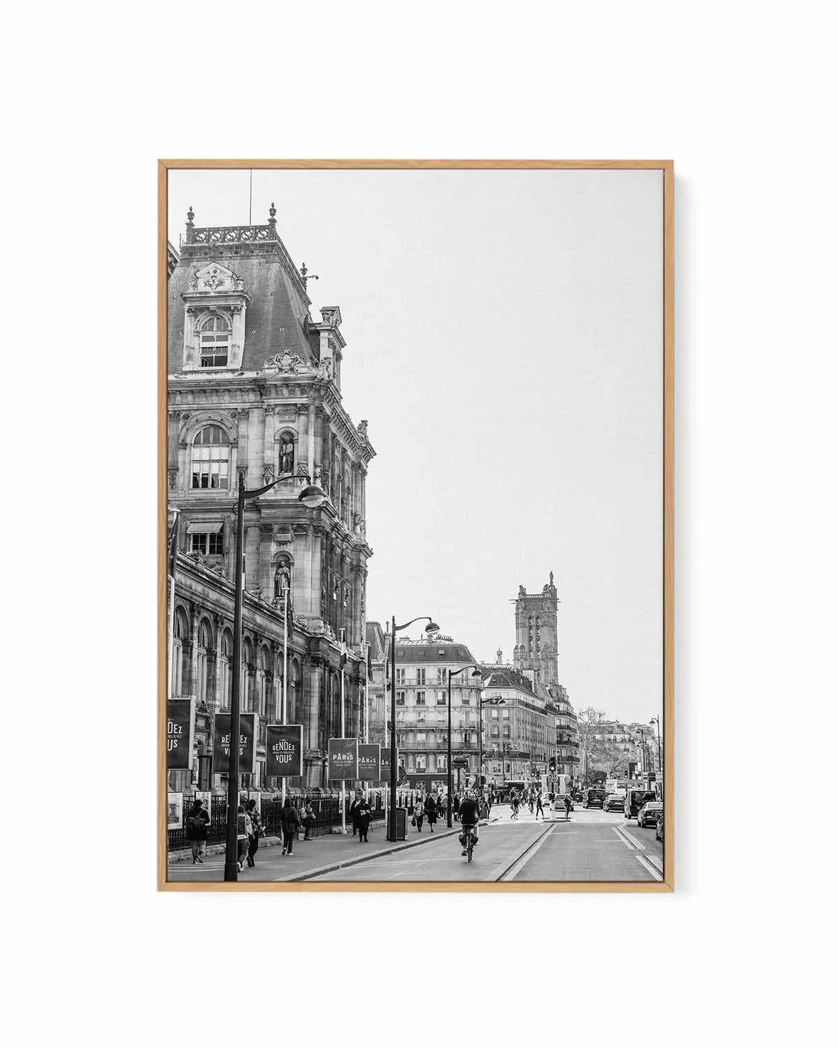 Paris Streets II by Jovani Demetrie | Framed Canvas Art Print from Olive et Oriel where you can shop wallpaper and artworks online