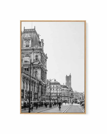 Paris Streets II by Jovani Demetrie | Framed Canvas Art Print from Olive et Oriel where you can shop wallpaper and artworks online