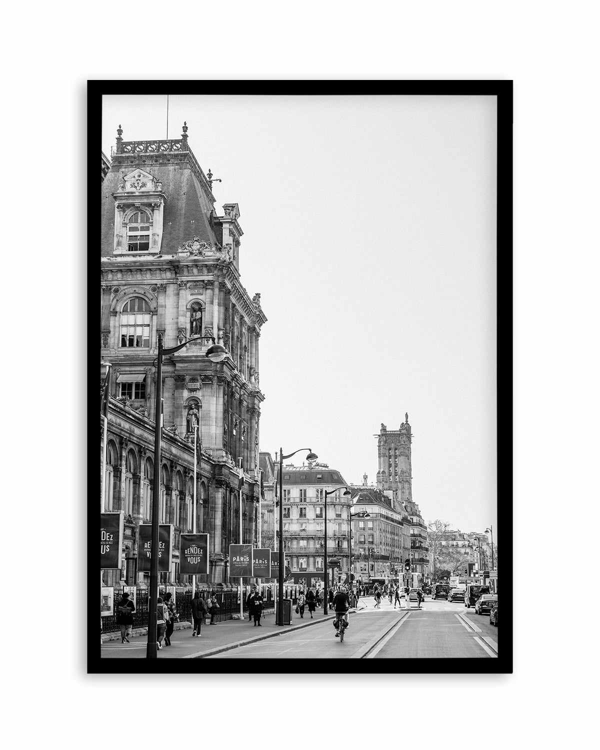 Paris Streets II by Jovani Demetrie Art Print