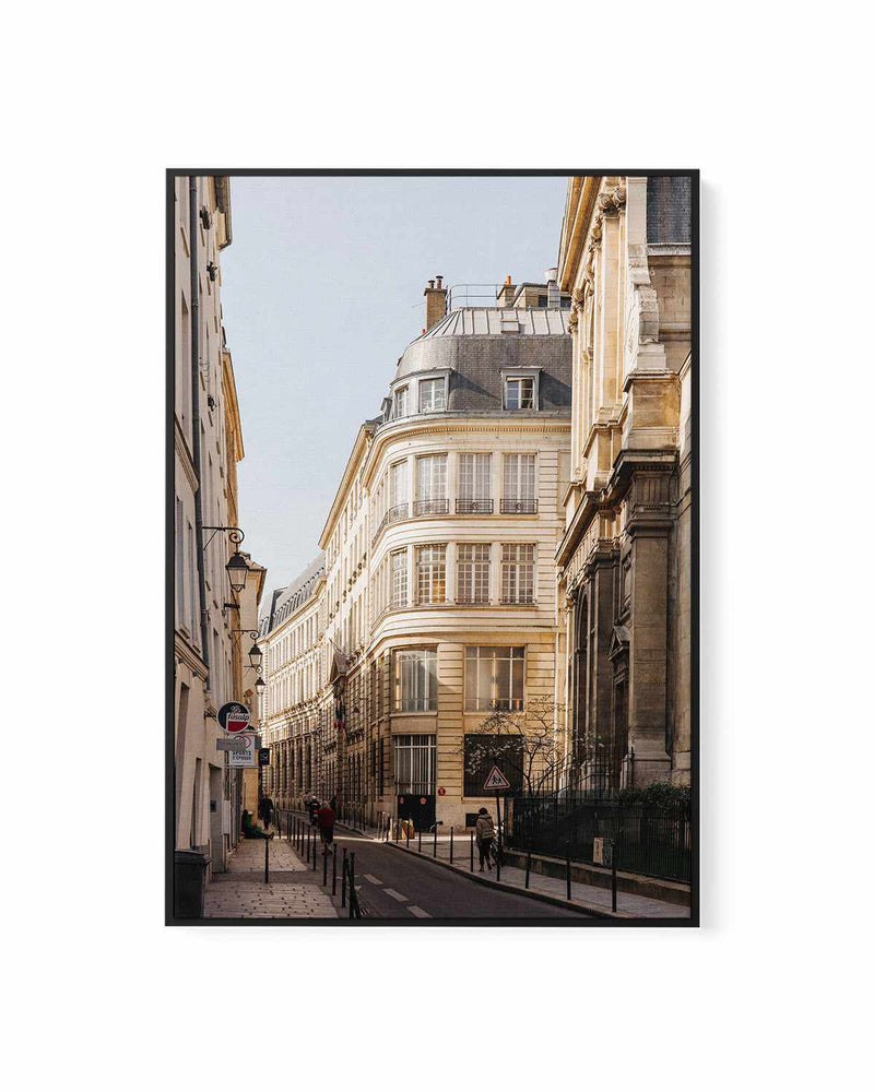 Paris Streets by Jovani Demetrie | Framed Canvas Art Print