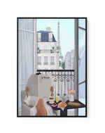 Paris Balcony By Petra Lizde | Framed Canvas Art Print