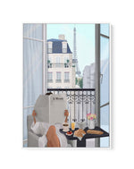 Paris Balcony By Petra Lizde | Framed Canvas Art Print
