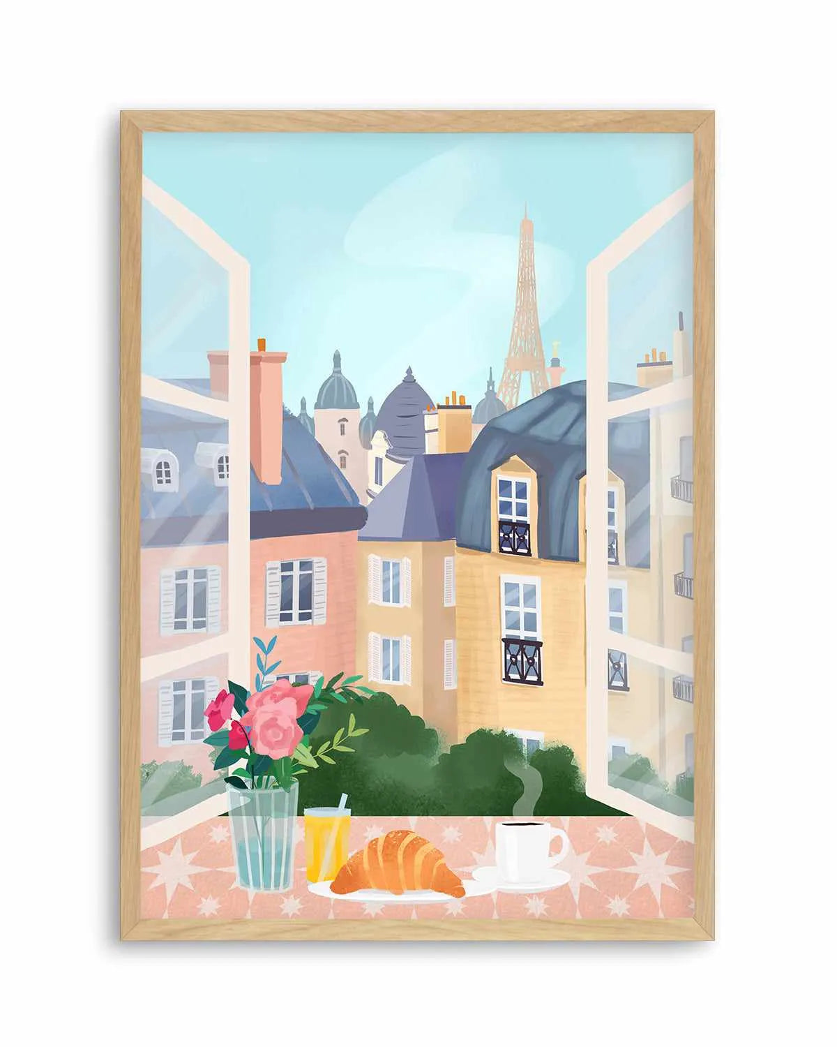 Paris by Petra Lizde Art Print from Olive et Oriel where you can shop wallpaper and artworks online