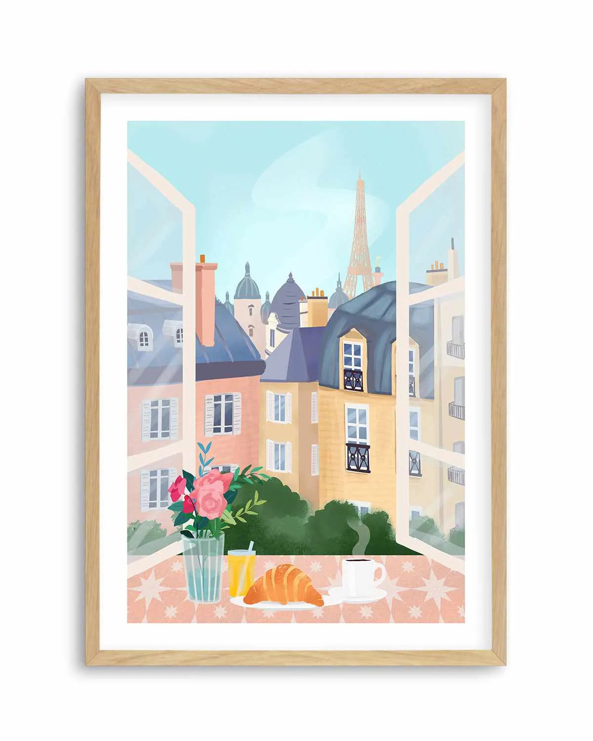 Paris by Petra Lizde Art Print from Olive et Oriel where you can shop wallpaper and artworks online