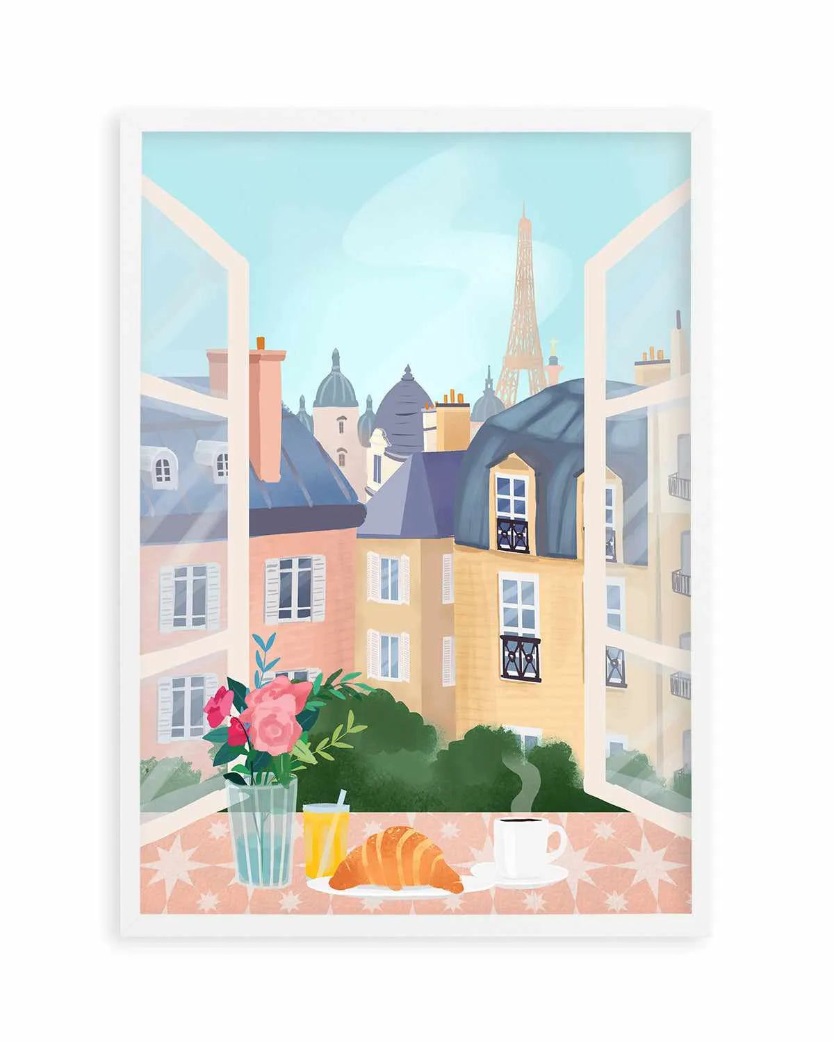 Paris by Petra Lizde Art Print from Olive et Oriel where you can shop wallpaper and artworks online