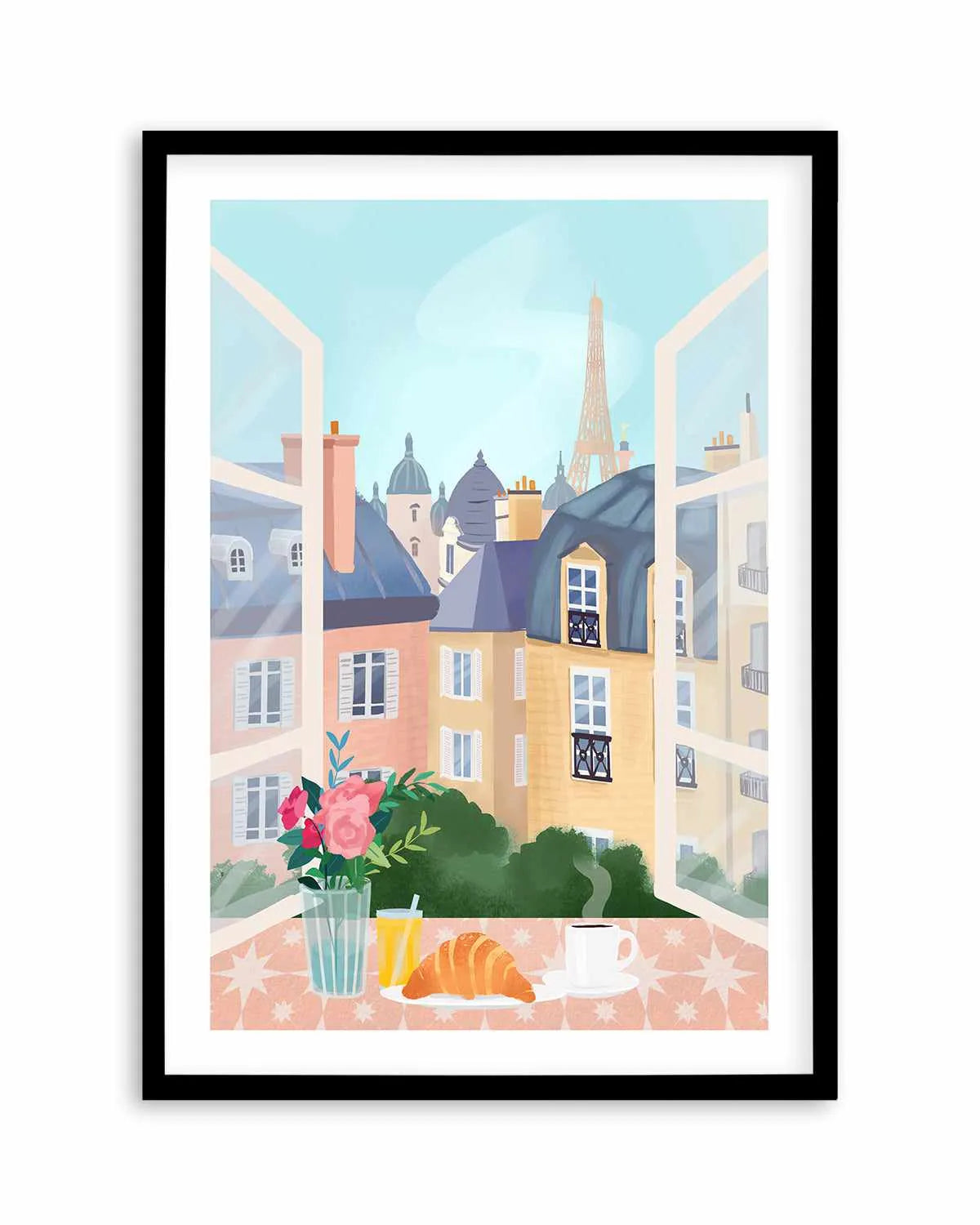 Paris by Petra Lizde Art Print from Olive et Oriel where you can shop wallpaper and artworks online