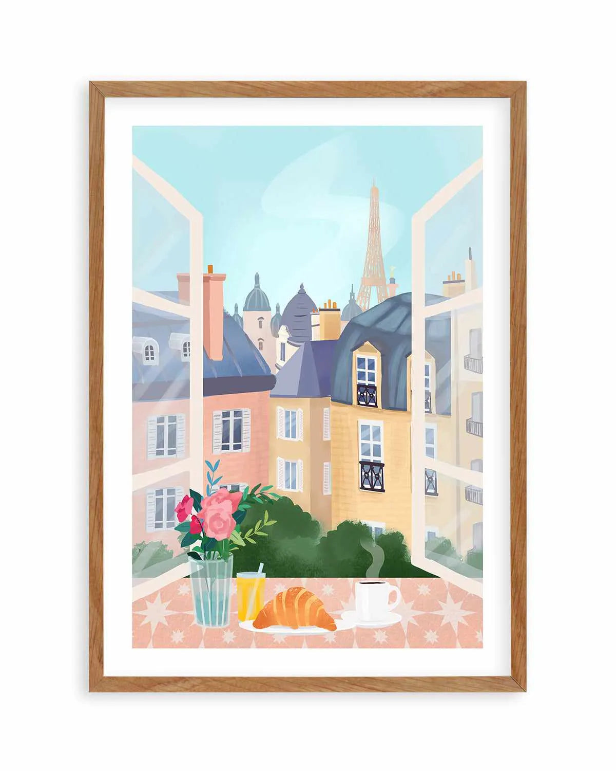 Paris by Petra Lizde Art Print from Olive et Oriel where you can shop wallpaper and artworks online