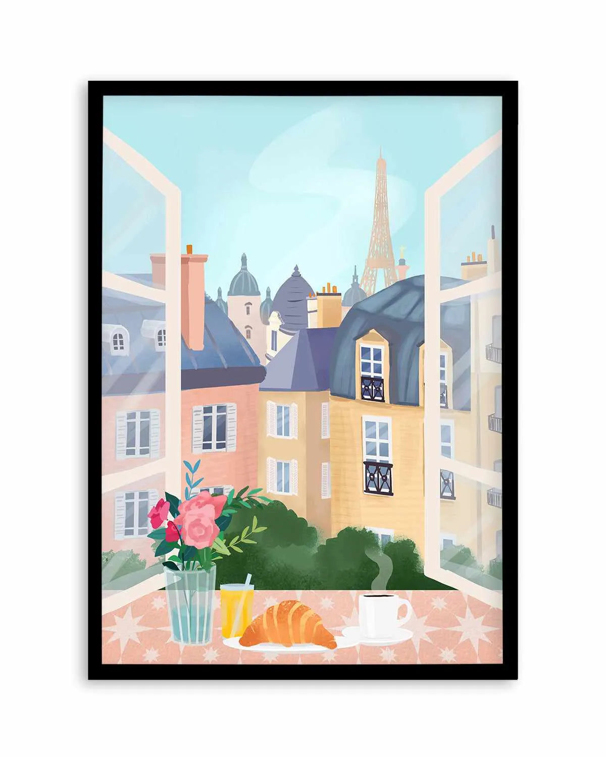 Paris by Petra Lizde Art Print from Olive et Oriel where you can shop wallpaper and artworks online