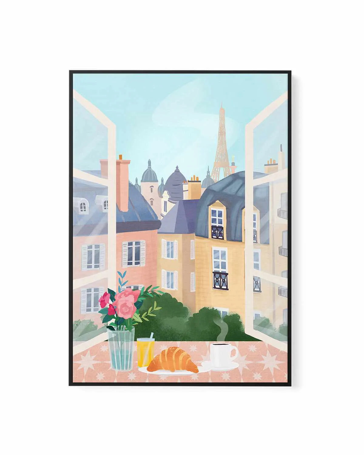 Paris by Petra Lizde | Framed Canvas Art Print from Olive et Oriel where you can shop wallpaper and artworks online
