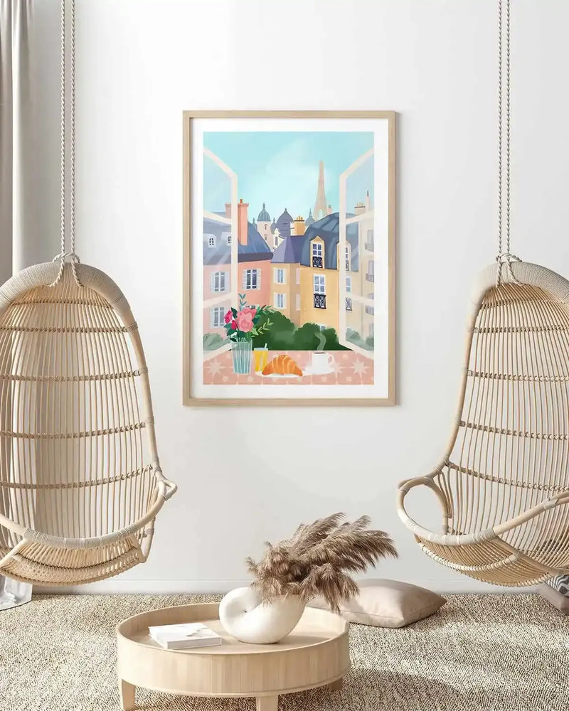 Paris by Petra Lizde Art Print from Olive et Oriel where you can shop wallpaper and artworks online