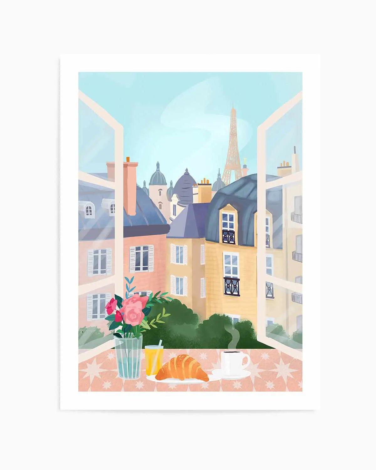 Paris by Petra Lizde Art Print from Olive et Oriel where you can shop wallpaper and artworks online