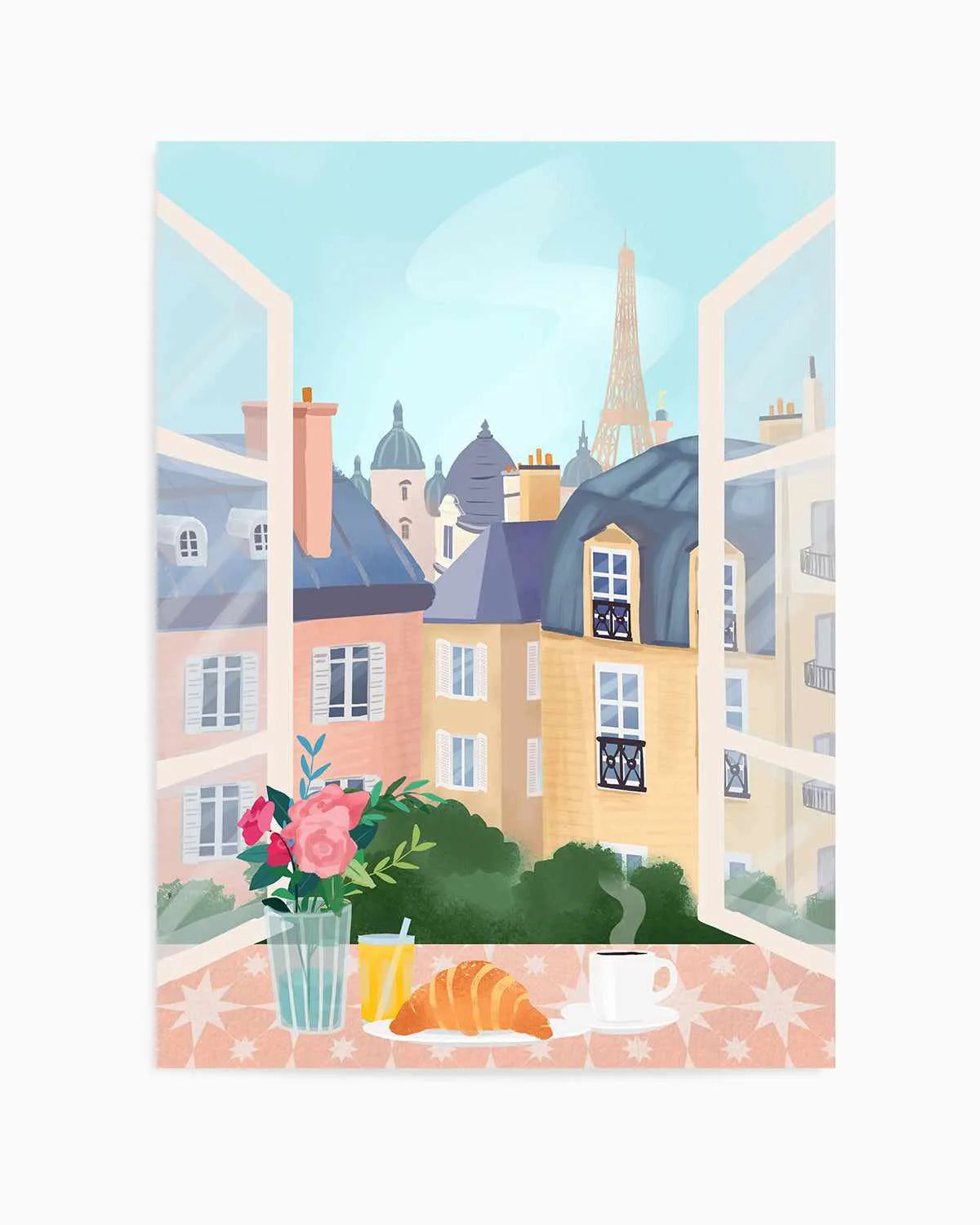 Paris by Petra Lizde Art Print from Olive et Oriel where you can shop wallpaper and artworks online