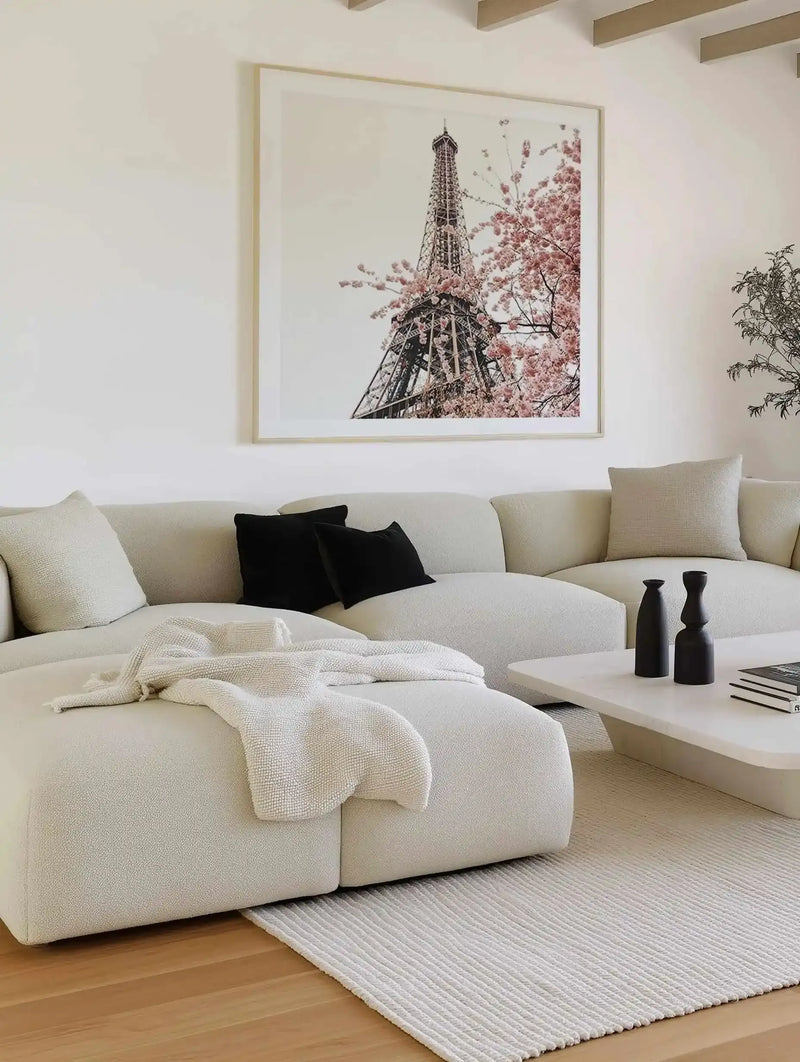 Parisian Blooms II | Square Art Print from Olive et Oriel where you can shop wallpaper and artworks online